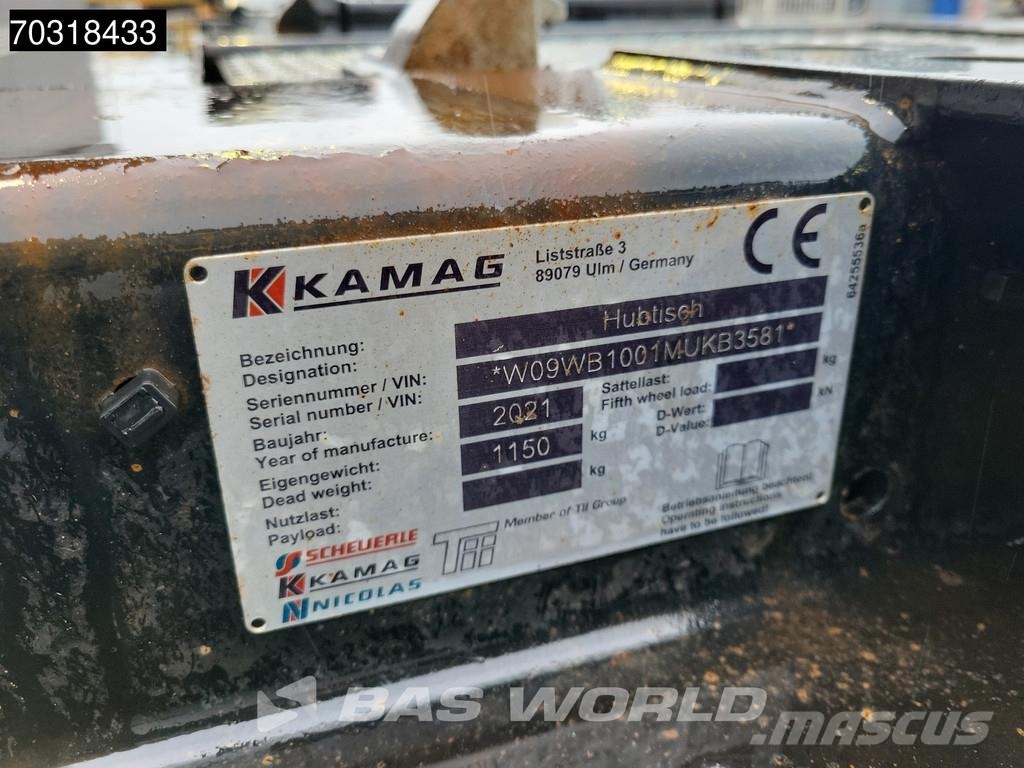 Kamag WBH 25-F5 4X2 BDF Swap Bodycarrier Wechselbrückenu 起重可拆卸式卡車