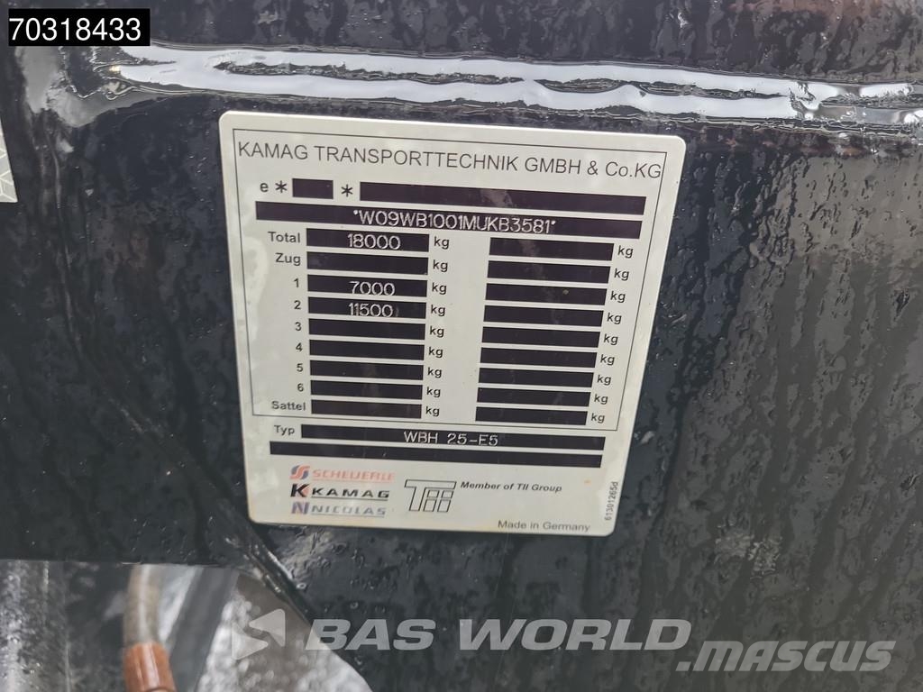 Kamag WBH 25-F5 4X2 BDF Swap Bodycarrier Wechselbrückenu 起重可拆卸式卡車