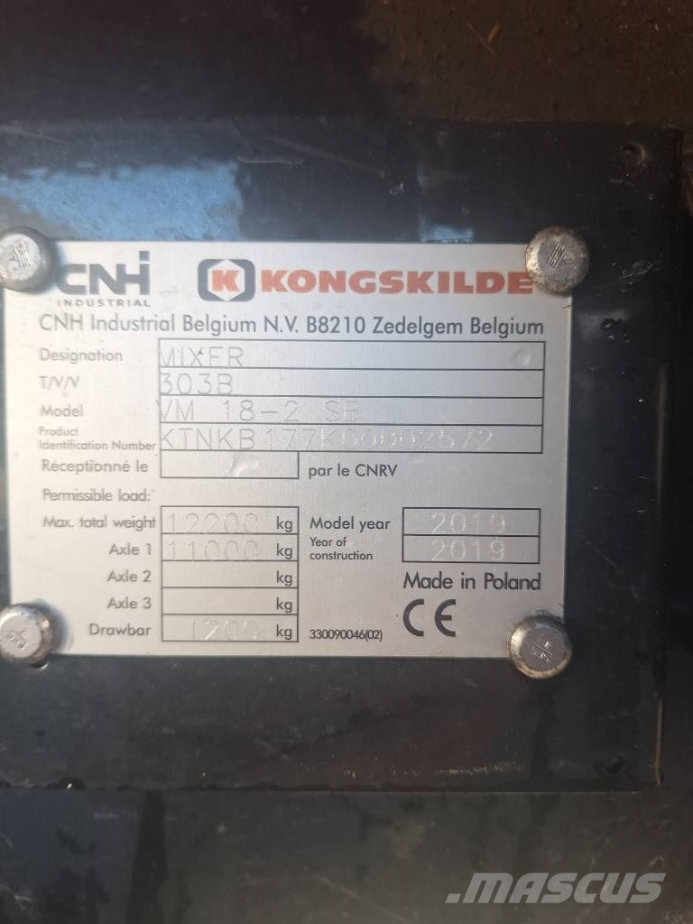 Kongskilde VM 18-2 SB Alimentatori per animali