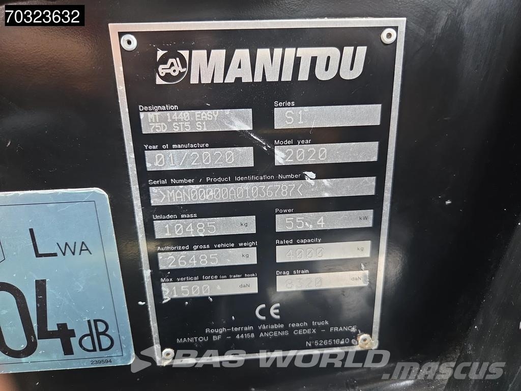 Manitou MT1440 A/C - Sway Kurottajat