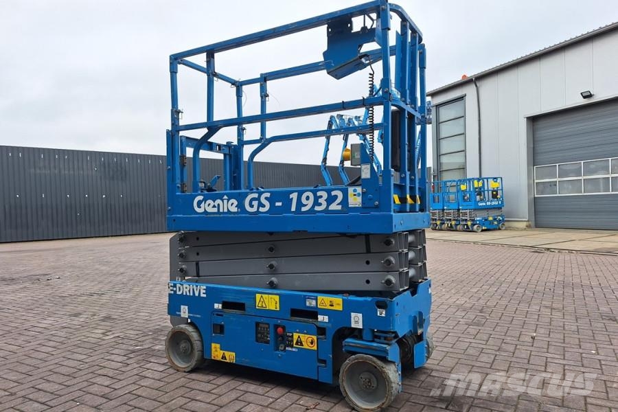 Genie GS1932 E-Drive Several In Stock, 8m Working Height Scheren-Arbeitsbühnen