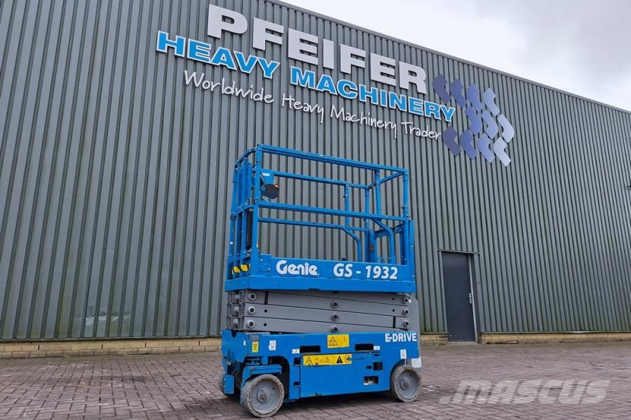 Genie GS1932 E-Drive Several In Stock, 8m Working Height Scheren-Arbeitsbühnen