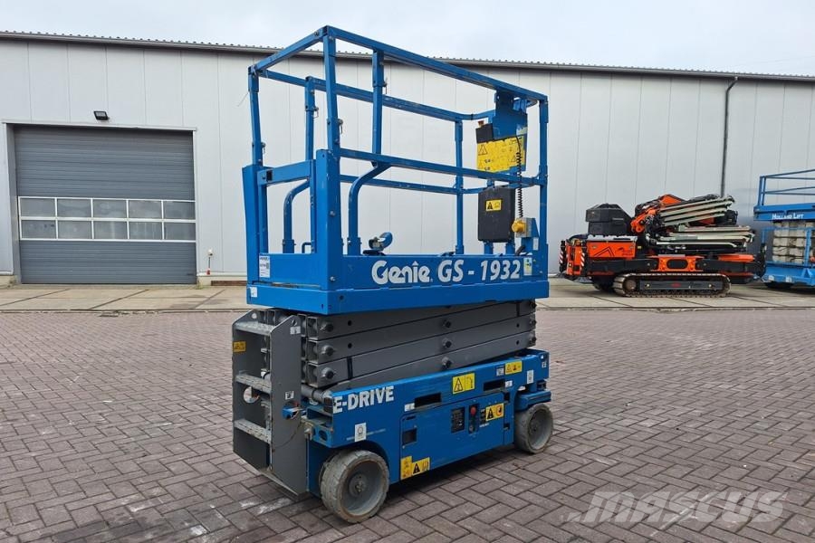 Genie GS1932 E-Drive Several In Stock, 8m Working Height Scheren-Arbeitsbühnen