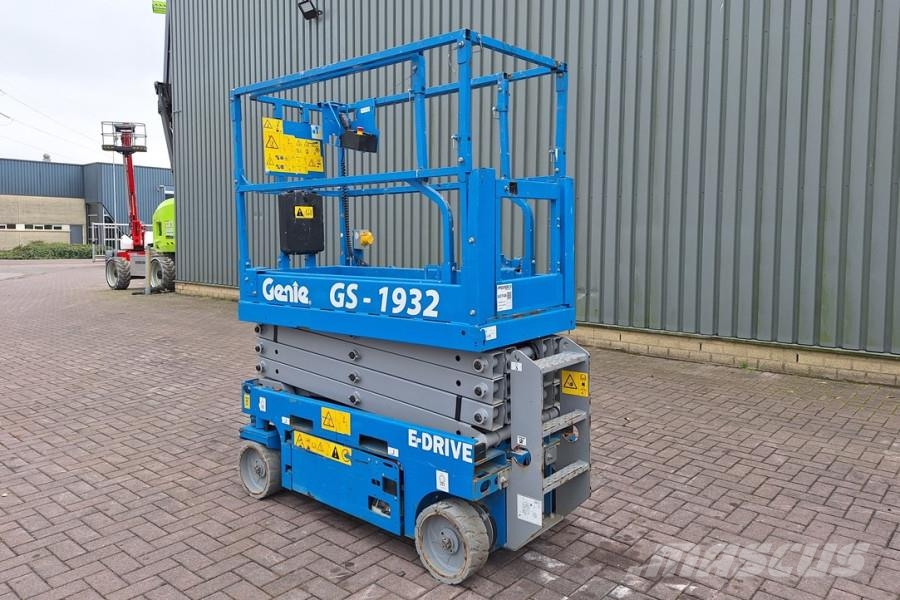 Genie GS1932 E-Drive Several In Stock, 8m Working Height Scheren-Arbeitsbühnen