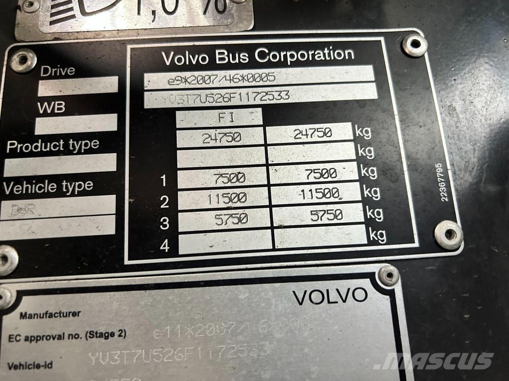 Volvo 8900 6X2*4 EURO6 Gradski autobusi