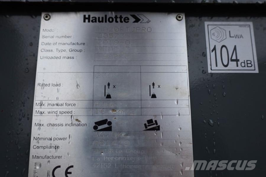 Haulotte HA20RTJ Pro Valid inspection, *Guarantee! 20.6 m W Leddede bomlifter