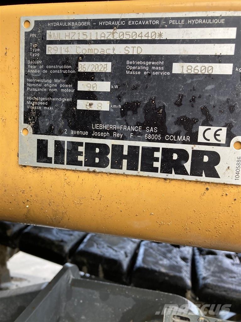 Liebherr R 914 Compact Litronic Εκσκαφείς με ερπύστριες