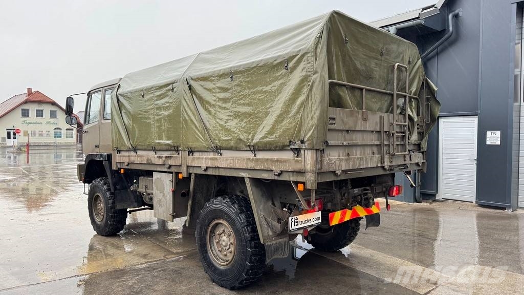 Steyr 12M18 4x4 stake body - ex. military truck Curtain sider trucks