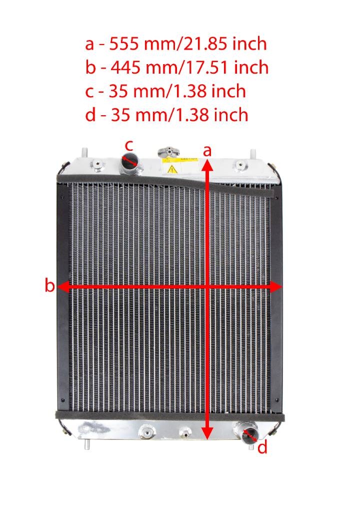 John Deere Water Tank Radiator 4434315 Radiateurs