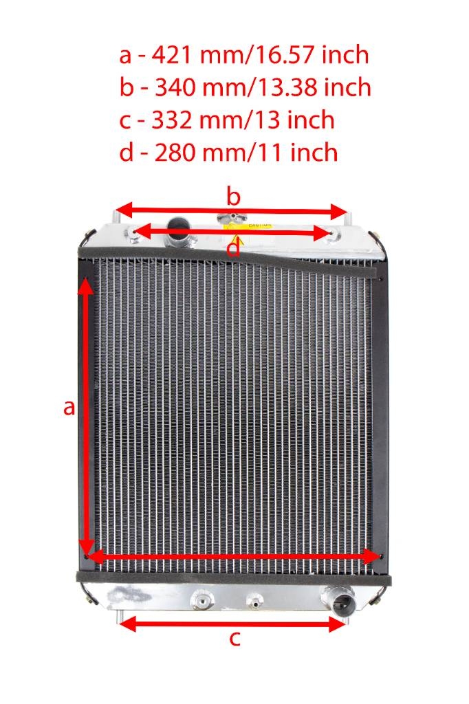 John Deere Water Tank Radiator 4434315 Radiateurs