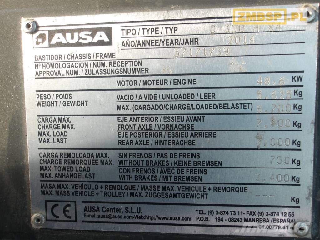 Ausa C 300 H X4 Maastotrukit