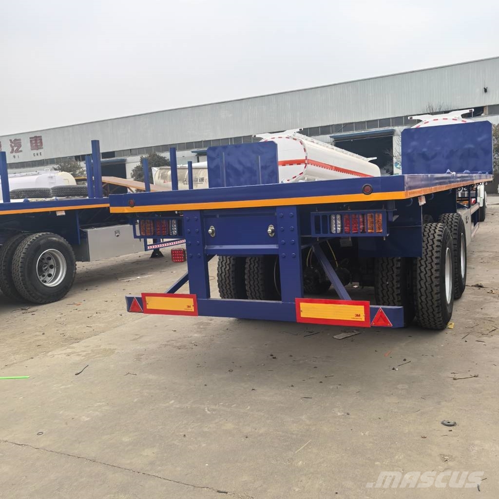 Howo Single suspension Semirremolques de plataformas planas/laterales abatibles