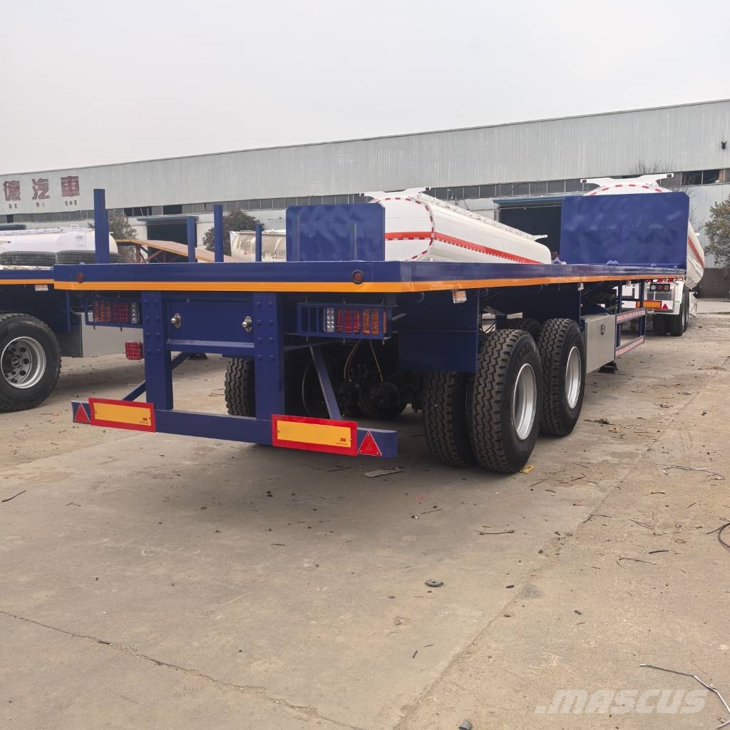 Howo Single suspension Semirremolques de plataformas planas/laterales abatibles