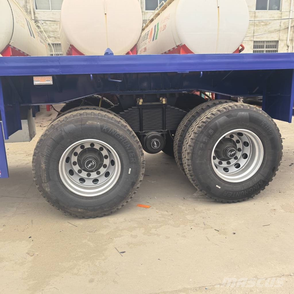 Howo Single suspension Semirremolques de plataformas planas/laterales abatibles