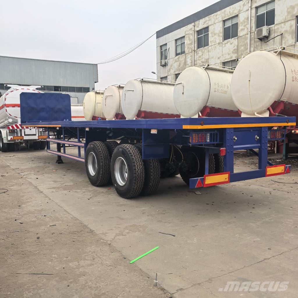 Howo Single suspension Semirremolques de plataformas planas/laterales abatibles