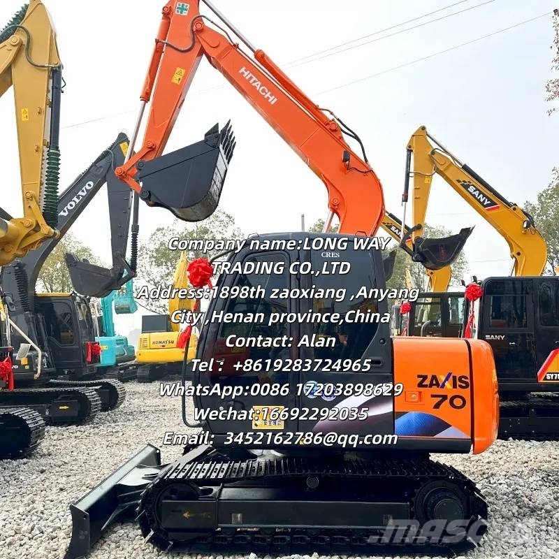 Hitachi ZX 70 Minigravemaskiner