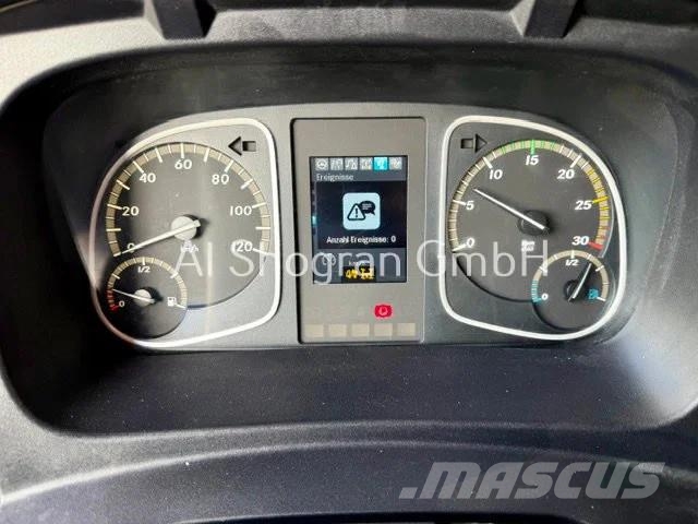 Mercedes-Benz Atego 1218 Kipper + Kran MKG HLK 76/Eu6/157tkm Camion plateau ridelle avec grue