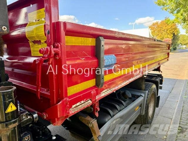 Mercedes-Benz Atego 1218 Kipper + Kran MKG HLK 76/Eu6/157tkm Camion plateau ridelle avec grue