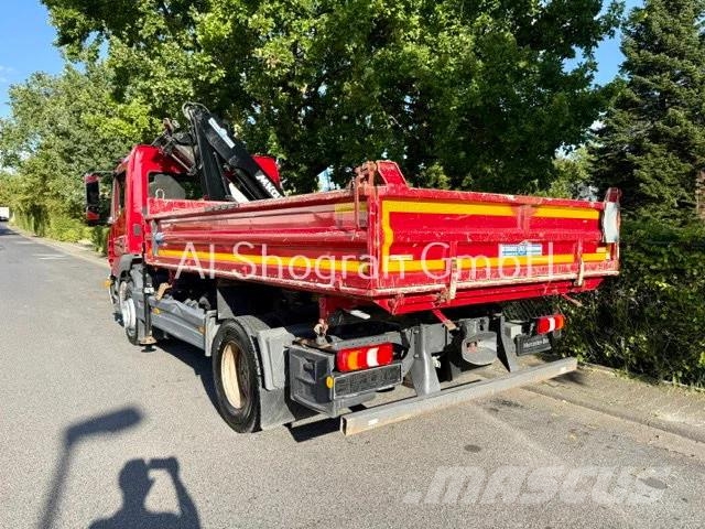 Mercedes-Benz Atego 1218 Kipper + Kran MKG HLK 76/Eu6/157tkm Camion plateau ridelle avec grue