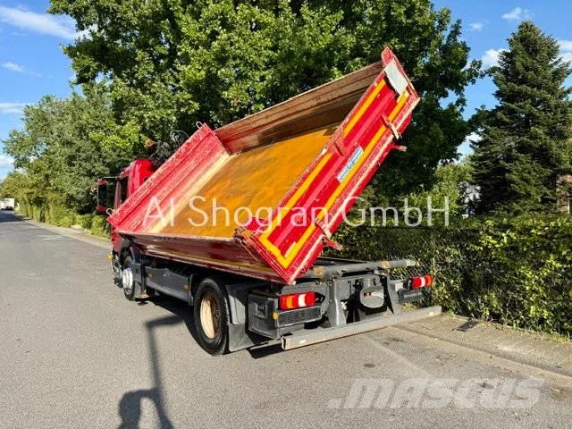 Mercedes-Benz Atego 1218 Kipper + Kran MKG HLK 76/Eu6/157tkm Camion plateau ridelle avec grue