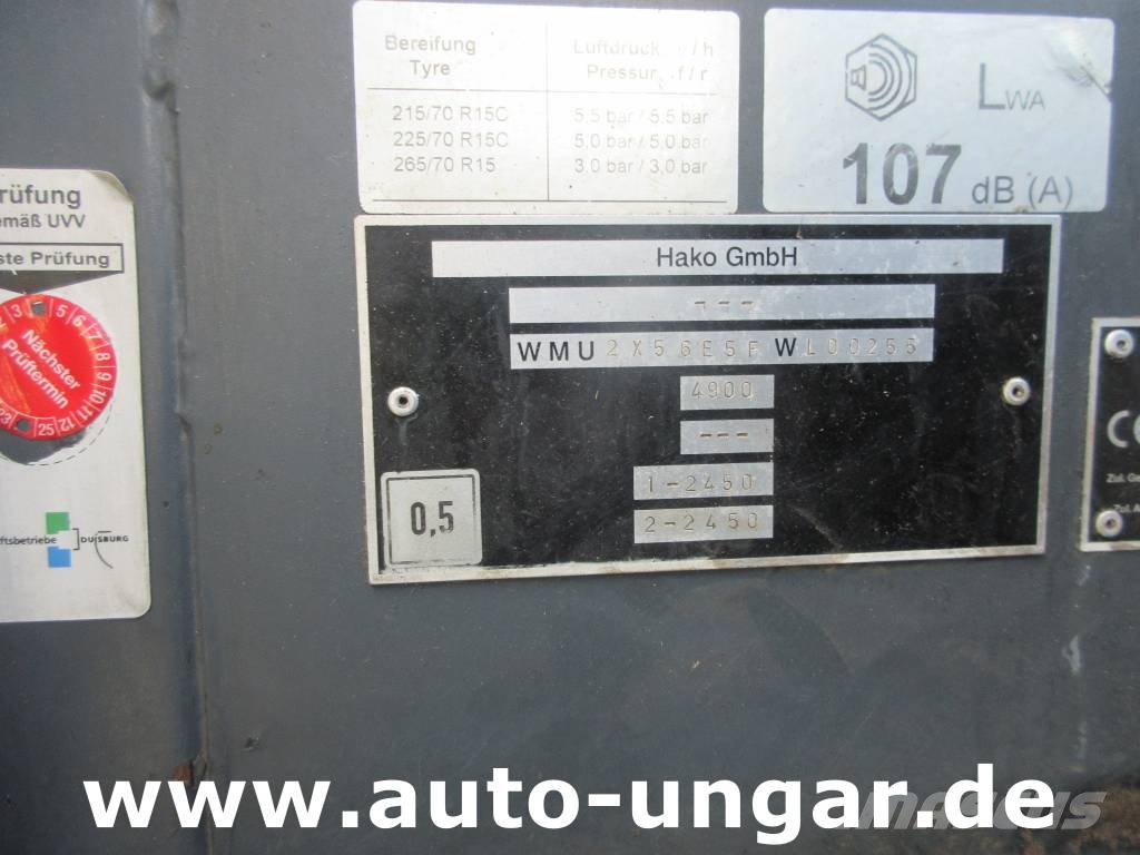 Hako CityMaster CM 2000 Bj. 2015 2-Besen-System 4-Rad L كناسات