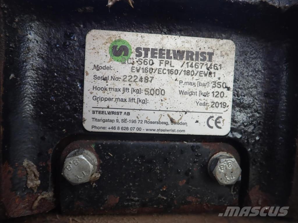 Steelwrist Hydr. Schnellwechsler S60 Muut koneet