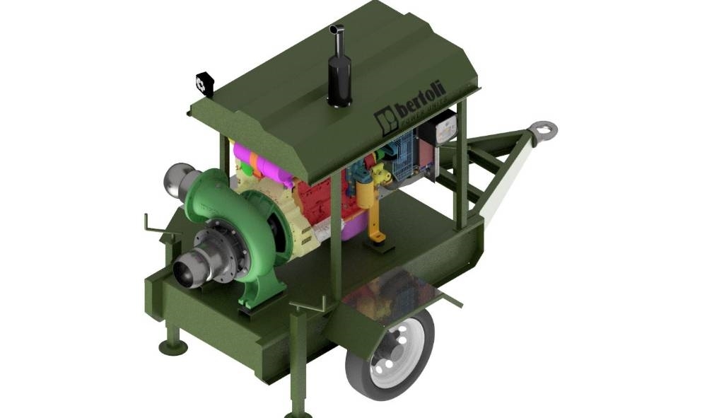 Bertoli POWER UNITS MOTOPOMPA IDROVORA 5000 LITRI 2 BAR Muut koneet