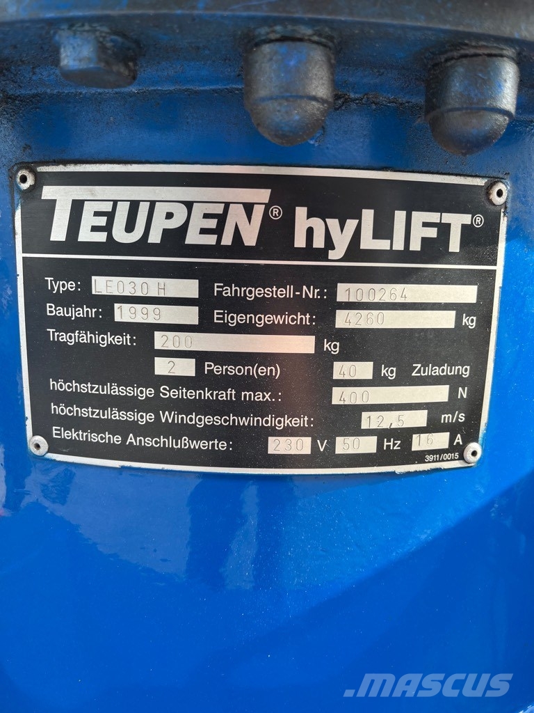 Teupen Teupen Leo 30T رافعات سلة تلسكوبية