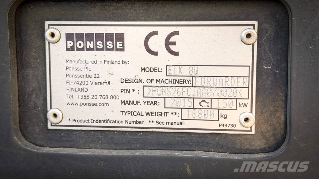 Ponsse Elk Forwarder