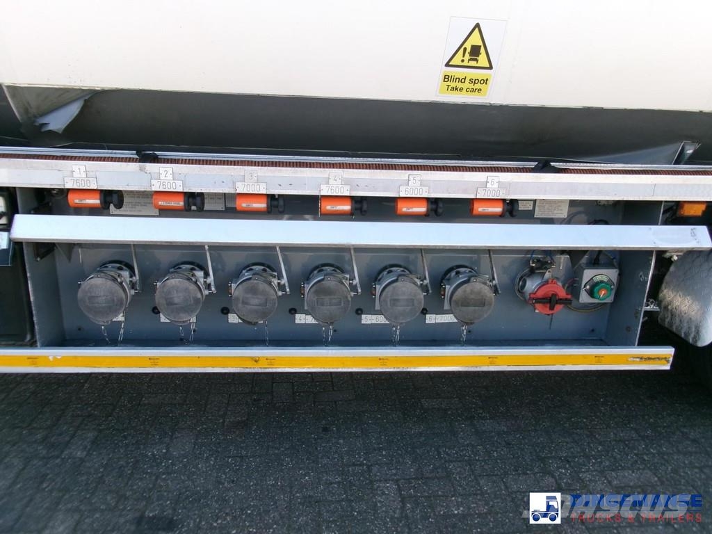 Lakeland Fuel tank alu 42.8 m3 / 6 comp + pump Напівпричепи-автоцистерни