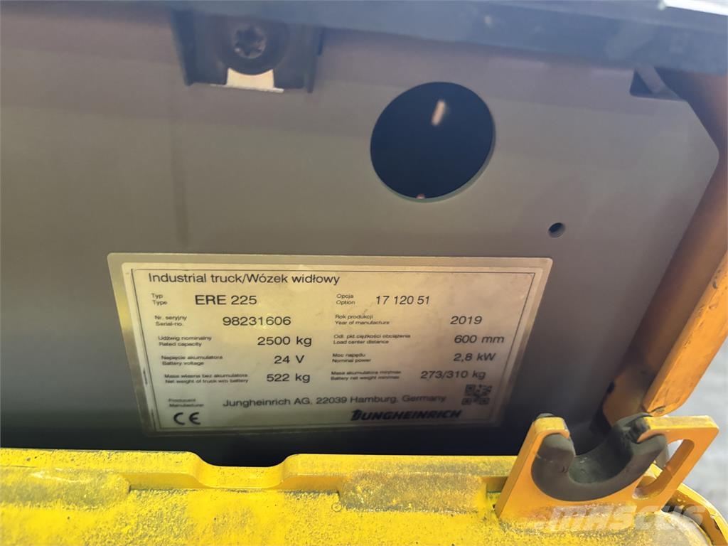 Jungheinrich ERE 225 Li-lon Empilhador para operador externo