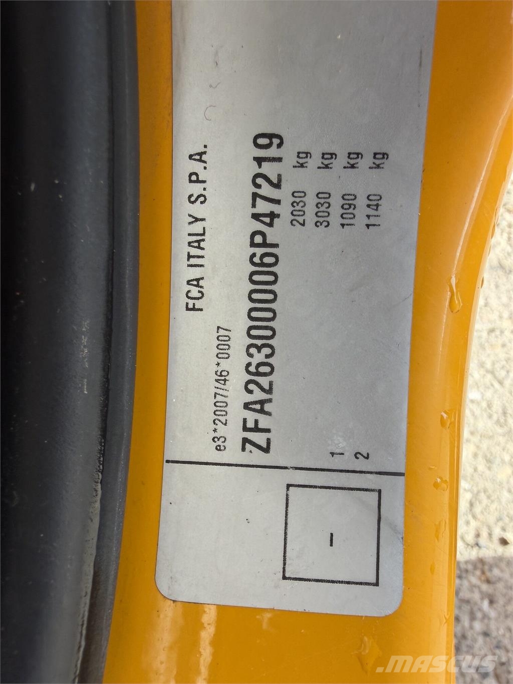 Fiat Dobló VIN 219 Sõiduautod