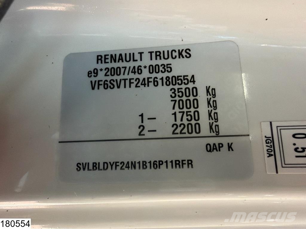 Renault Maxity Maxity 140 Dxi EURO 5, Carrier Furgonetas con temperatura controlada