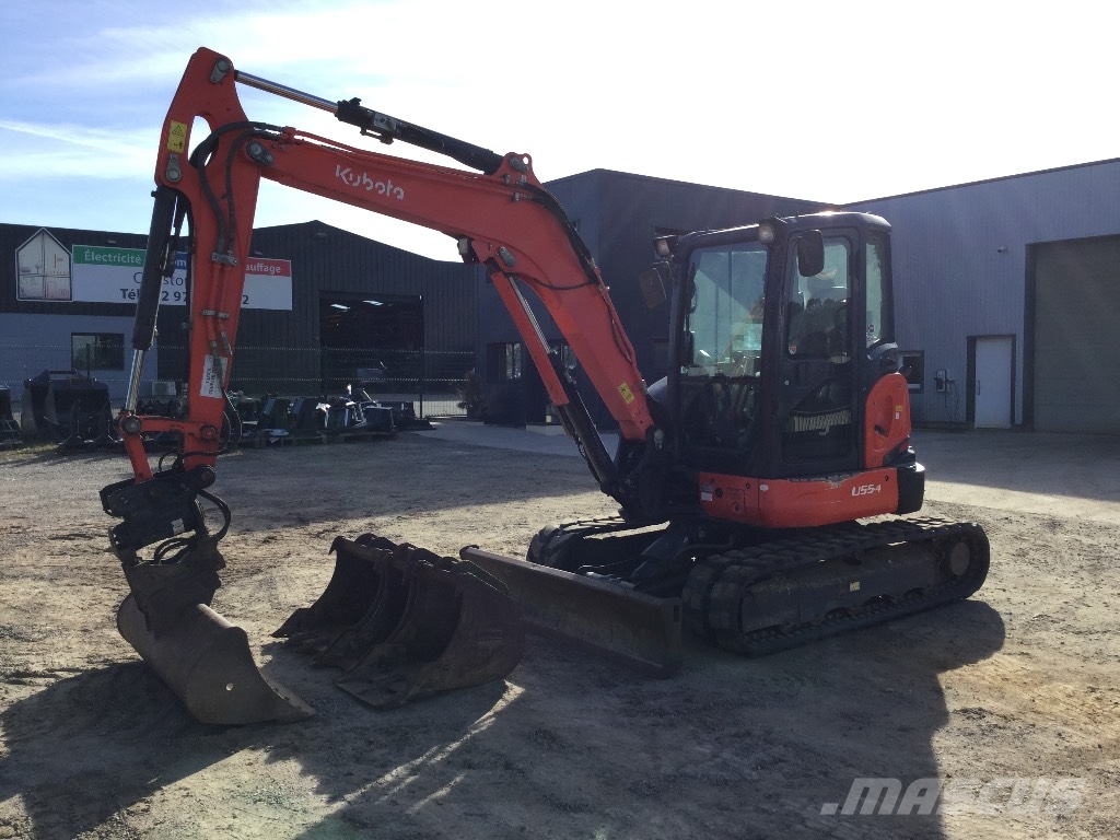 Kubota U 55-4 Mini kotrók < 7t