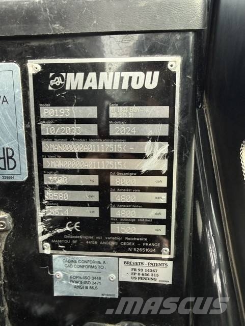 Manitou MT 1033 Easy 75D ST5 Comfort Sollevatori telescopici
