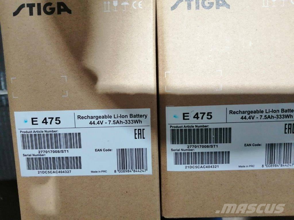 Stiga E475 BATTERY معدات العناية بالأرض - غير ذلك