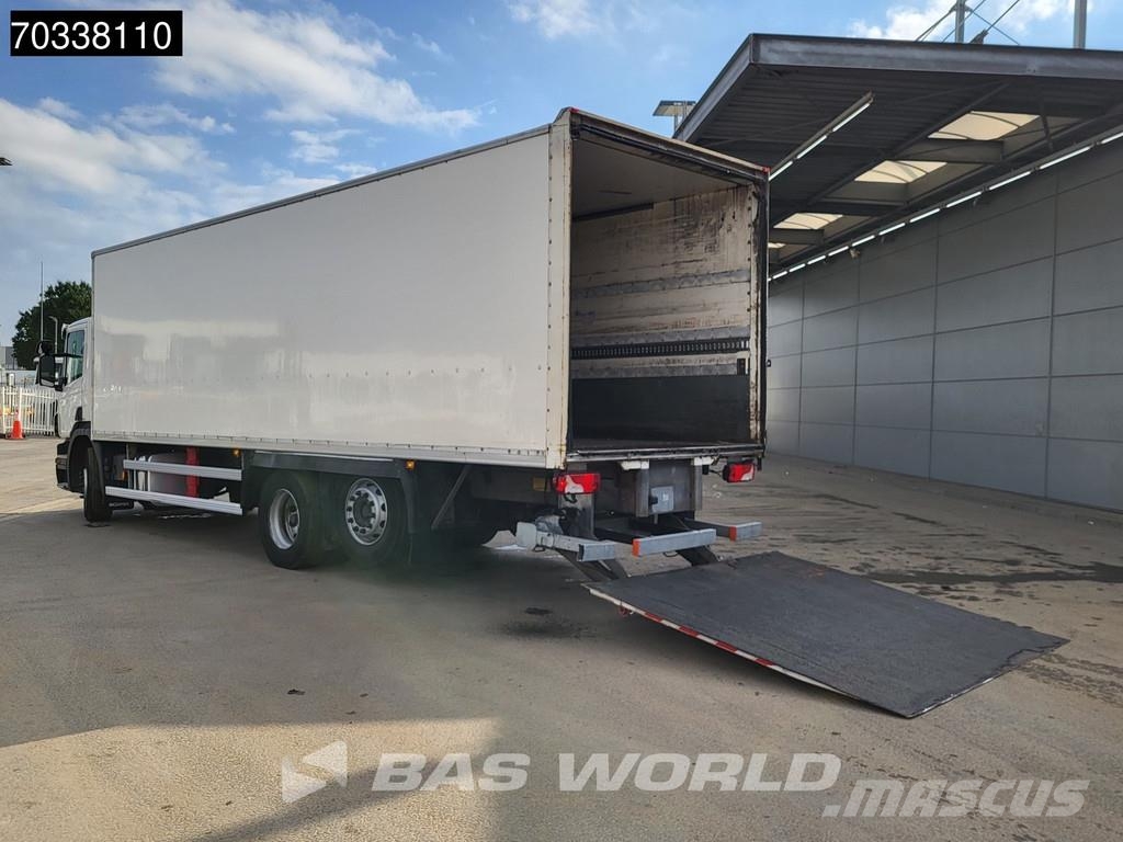 Scania P320 P 6X2 3000kg Ladebordwand Lift+steering axle Bakwagens met gesloten opbouw
