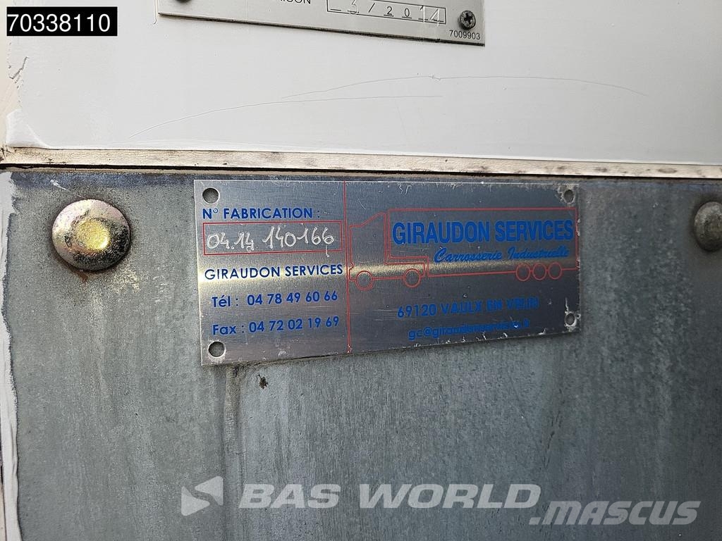 Scania P320 P 6X2 3000kg Ladebordwand Lift+steering axle Bakwagens met gesloten opbouw