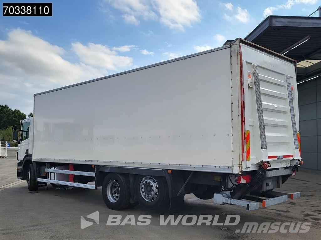 Scania P320 P 6X2 3000kg Ladebordwand Lift+steering axle Bakwagens met gesloten opbouw