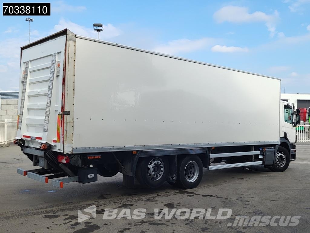 Scania P320 P 6X2 3000kg Ladebordwand Lift+steering axle Bakwagens met gesloten opbouw