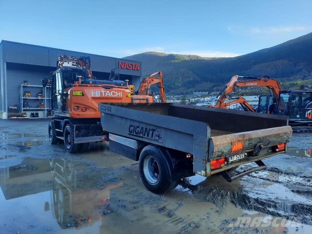 Hitachi ZX155WT-7 Hjulgravere