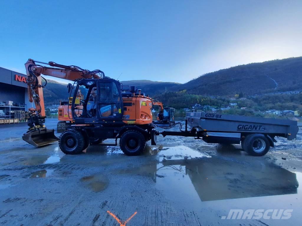 Hitachi ZX155WT-7 Hjulgravere