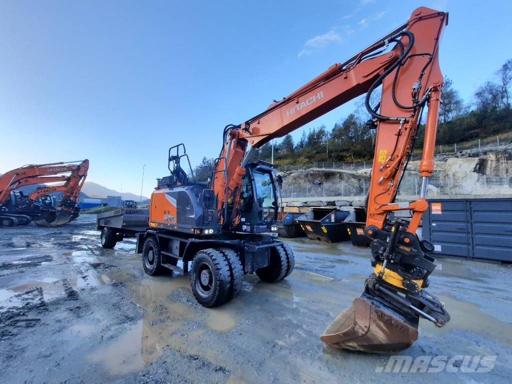Hitachi ZX155WT-7 Hjulgravere