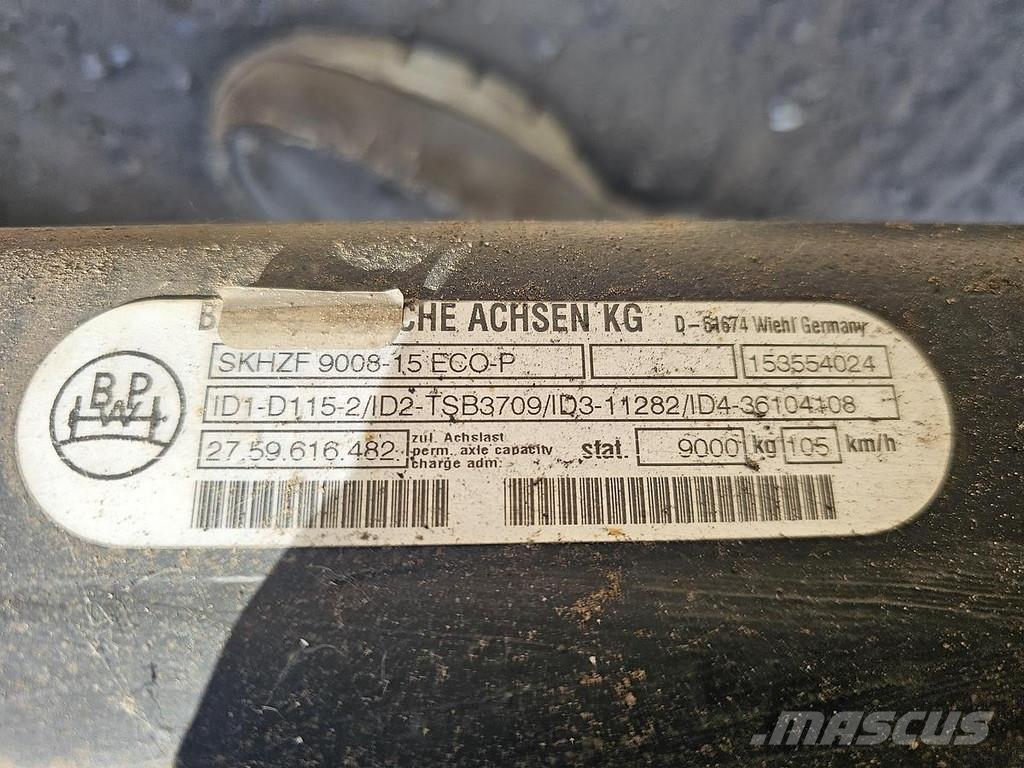 BPW SKHZF 9008-15 ECO-P / MEGA AXLE / DISC Assen