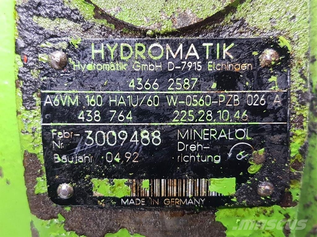 Hydromatik A6VM160HA1U/60W-R909438764-Drive motor/Fahrmotor 液压
