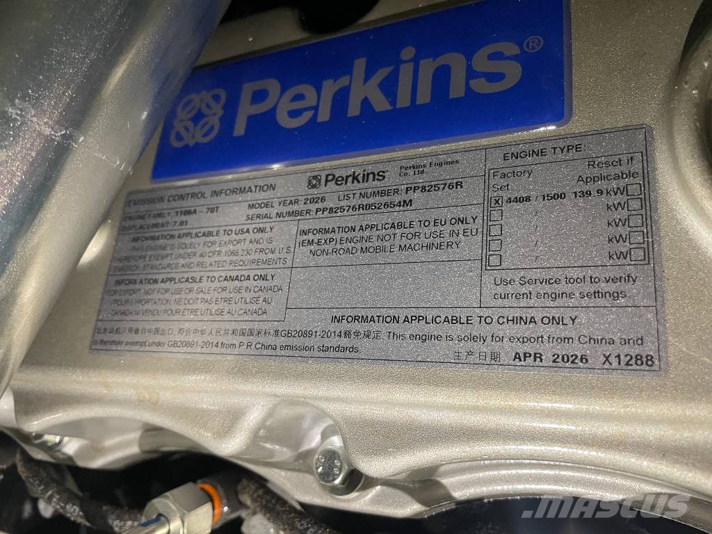 Perkins 1106A-70TG1 - 150 kVA Generator - DPX-19807 مولدات ديزل
