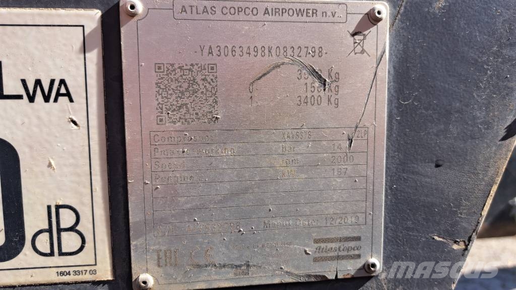 Atlas Copco XAVS 378 مكابس