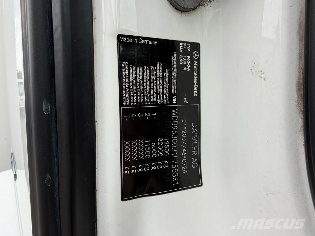 Mercedes-Benz Actros 1824 4x2 BDF Chassis Euro 6 *432 Tkm* Full Razstavljivi tovornjaki z žičnimi dvigali
