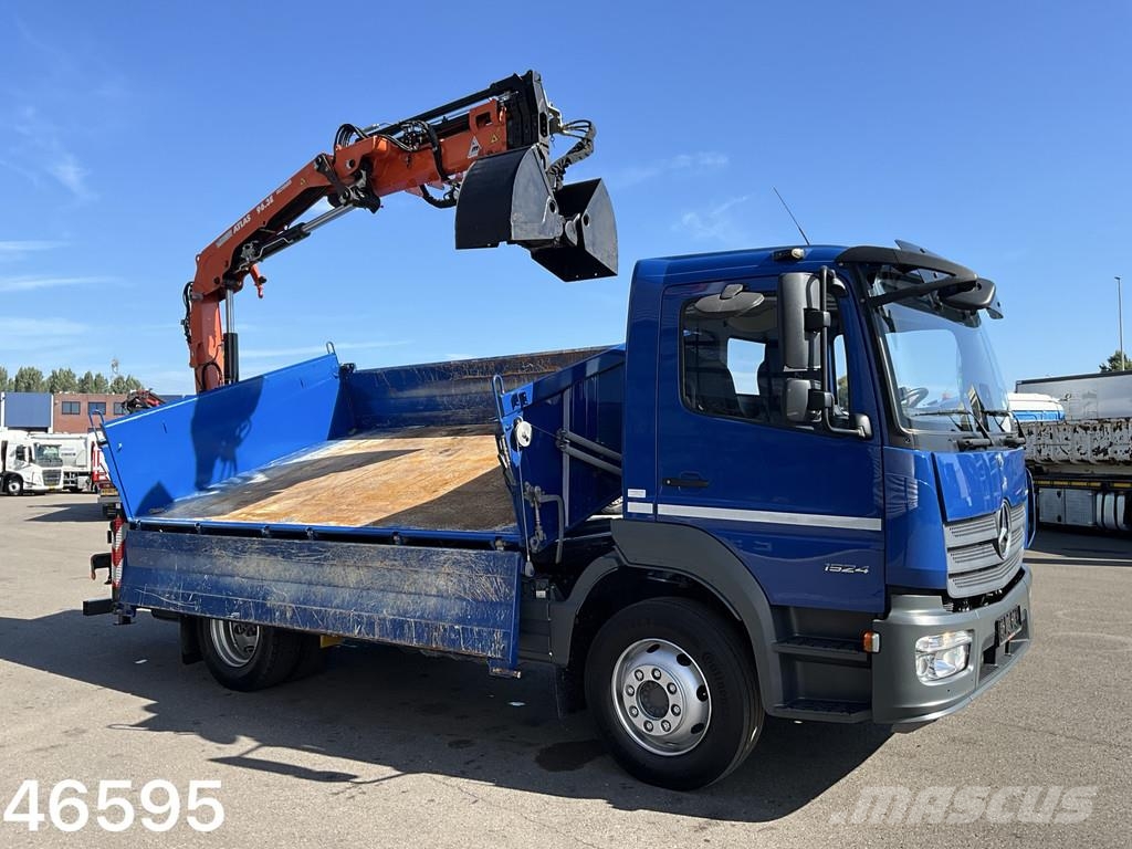 Mercedes-Benz Atego 1524 Euro 6 Atlas 10 Tonmeter laadkraan Just Tipper trucks