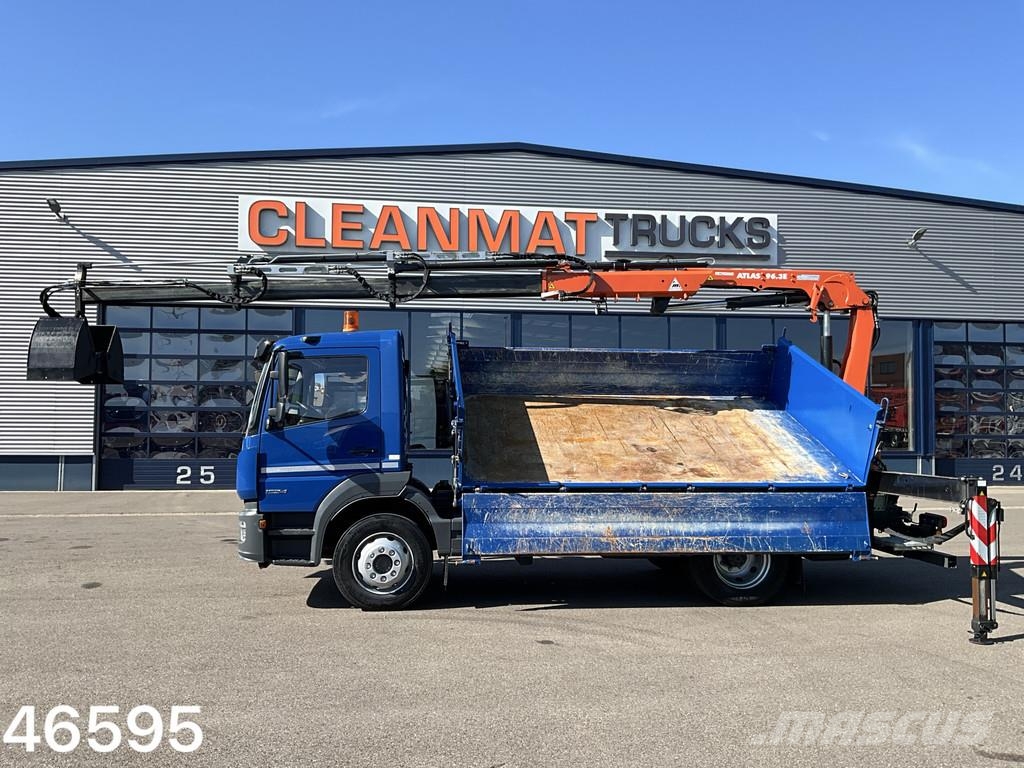 Mercedes-Benz Atego 1524 Euro 6 Atlas 10 Tonmeter laadkraan Just Tipper trucks